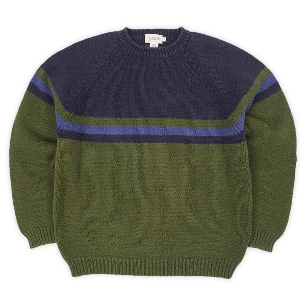 画像1: 00's J.CREW コットンニット (1)
