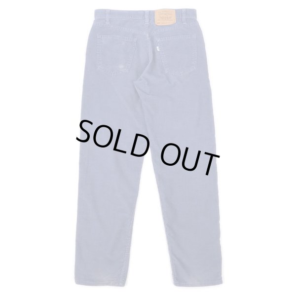 画像2: 90's Levi's 555 コーデュロイパンツ "MADE IN USA / SMOKE BLUE" (2)