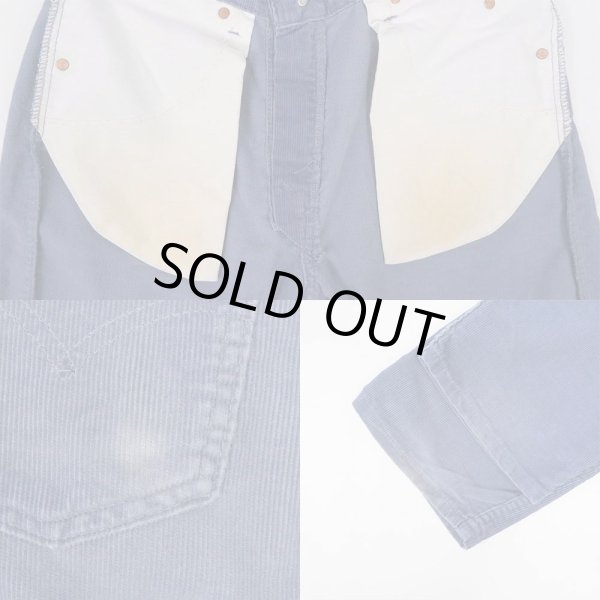 画像5: 90's Levi's 555 コーデュロイパンツ "MADE IN USA / SMOKE BLUE" (5)