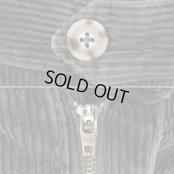 画像4: 00's ST.JOHN’S BAY 2タック 太畝コーデュロイトラウザー "W34 L29" (4)