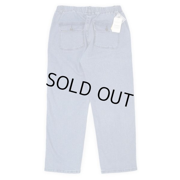 画像2: 90's unknown デニムイージーパンツ "DEADSTOCK / W36 L30" (2)