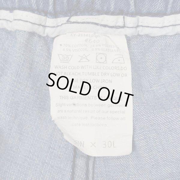 画像4: 90's unknown デニムイージーパンツ "DEADSTOCK / W36 L30" (4)