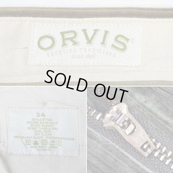 画像4: 00's ORVIS ２タック 太畝コーデュロイトラウザー (4)