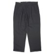 画像2: 00's DOCKERS 2タック コットンリネントラウザー "DEADSTOCK / BLACK / W36 L30" (2)