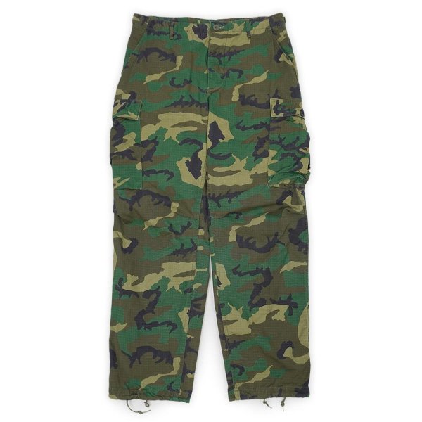 画像1: Early 80's US.ARMY LC-1 リーフカモ柄 ファティーグパンツ "MEDIUM-REGULER" (1)