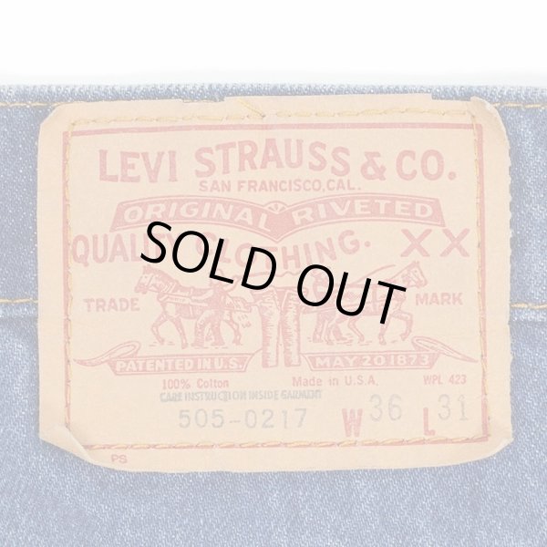画像3: Early 80's Levi's 505 デニムパンツ "実寸W34 L30 / MADE IN USA / 内股シングル" (3)