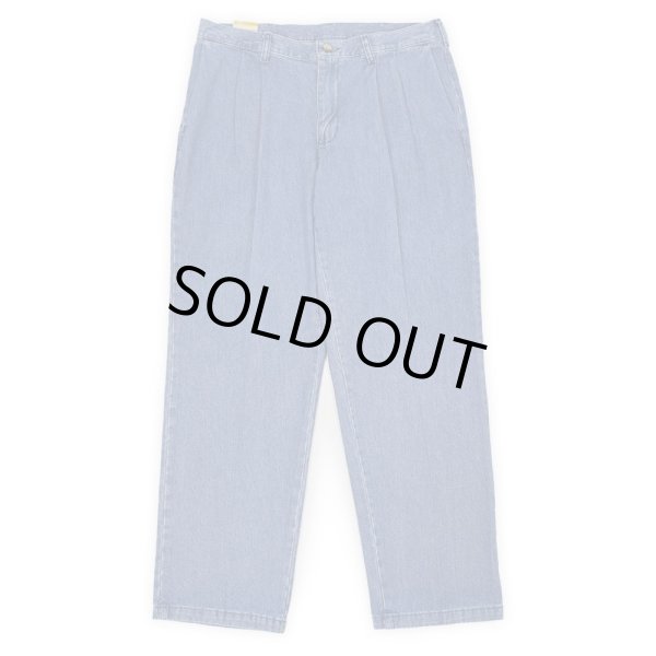 画像1: 00's Lee 2タック デニムトラウザー "DEADSTOCK / W34 L30" (1)