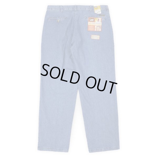画像2: 00's Lee 2タック デニムトラウザー "DEADSTOCK / W34 L30" (2)