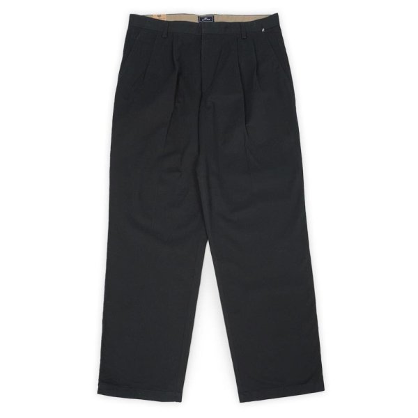 画像1: 00's DOCKERS 2タック チノトラウザー "BLACK / DEADSTOCK" (1)