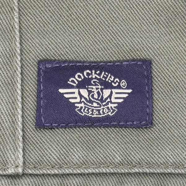 画像3: Early 00's DOCKERS 2タック チノトラウザー "OLIVE / W33 L30" (3)