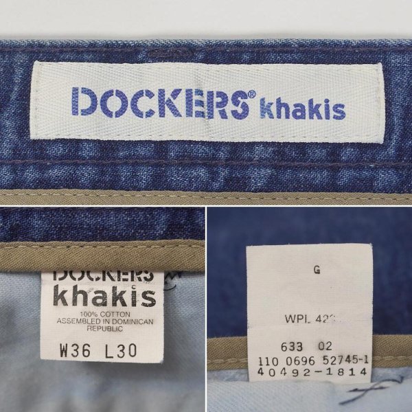 画像4: 90's DOCKERS 2タック デニムトラウザー "W36 L30" (4)