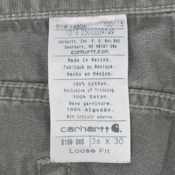 画像3: 00's Carhartt ライトダックペインターパンツ "B159 DMS / W36" (3)