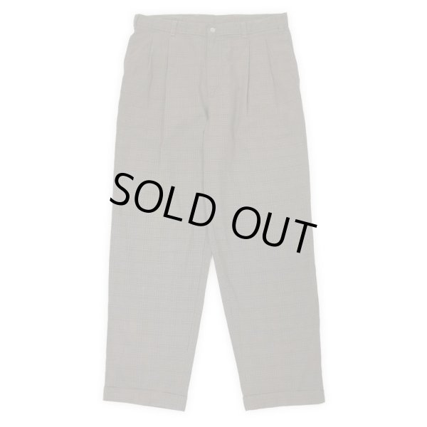 画像1: Early 90's DOCKERS 2タック コットントラウザー "MADE IN USA / W34 L32" (1)