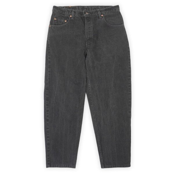 画像1: 90's Levi's 560 ブラックデニムパンツ "MADE IN USA / W36 L30相当" (1)