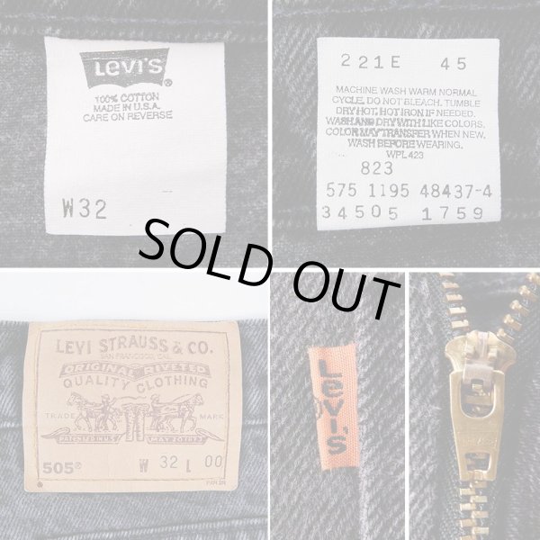 画像3: 90's Levi's 505 ブラックデニムショーツ “MADE IN USA” (3)