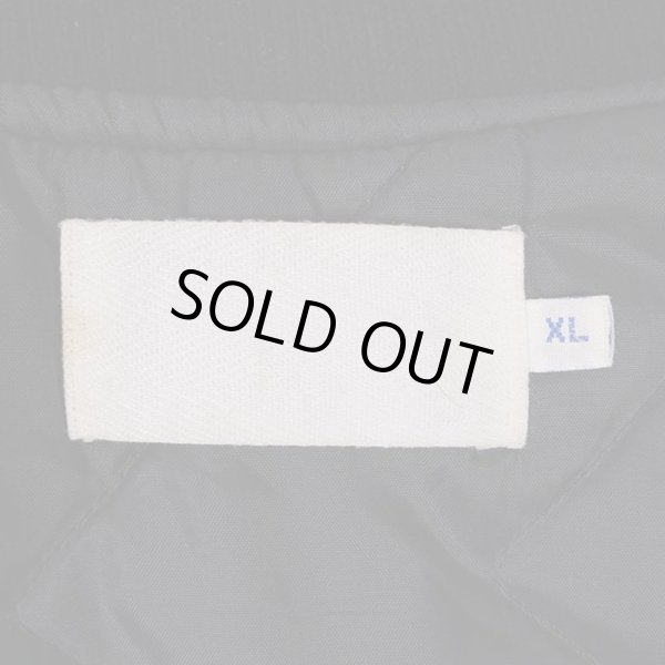 画像3: 90's ALL BLACK レザー切り替えスタジャン "MADE IN USA" (3)