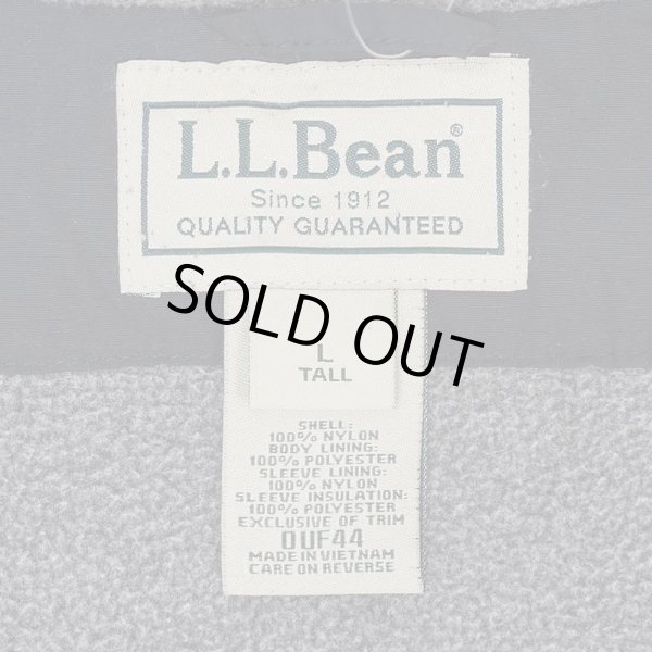 画像2: 00's L.L.Bean ウォームアップジャケット "BLACK / L-TALL" (2)