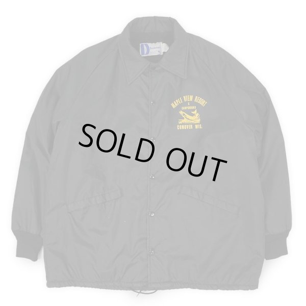 画像1: 80's Dunbrooke ボアライナー コーチジャケット "MADE IN USA / BLACK" (1)