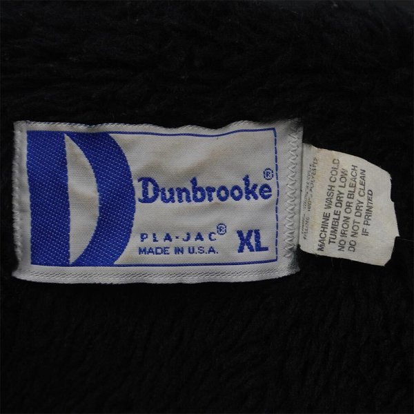 画像2: 80's Dunbrooke ボアライナー コーチジャケット "MADE IN USA / BLACK" (2)