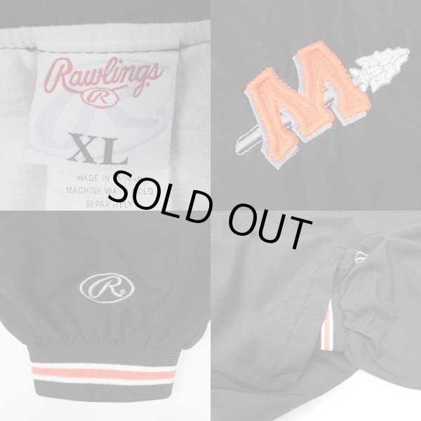 90's Rawlings Vネック ナイロンプルオーバーmot02133001254986