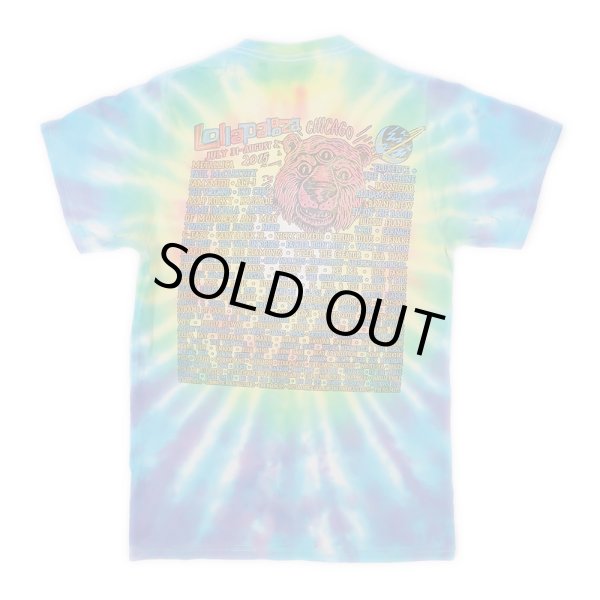 画像2: 2015's  Lollapalooza タイダイ染め Tシャツ (2)