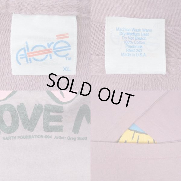 画像3: 90's EARTH FOUNDATION アート Tシャツ "MADE IN USA" (3)