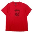 画像1: 80's OLD STUSSY シャネルロゴ Tシャツ “MADE IN USA / RED” (1)