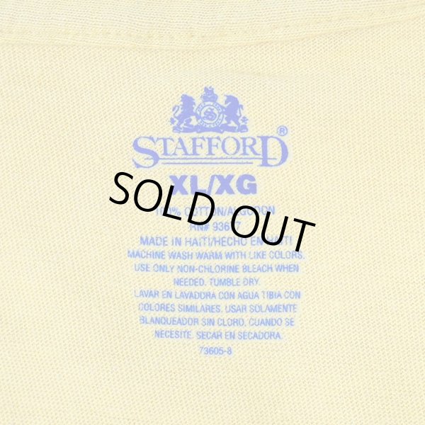 画像3: 00's STAFFORD ポケットTシャツ "DEADSTOCK / MUSTARD" (3)