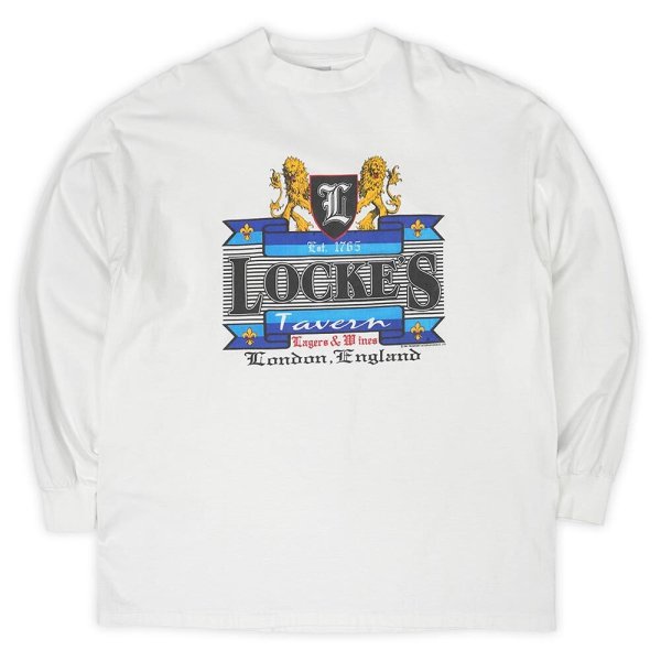 画像1: Early 90's LOCKE'S L/S Tシャツ “ONEITA POWER-T body / MADE IN USA” (1)
