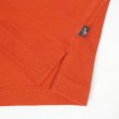 画像4: 00's ST JOHN'S BAY Vネック コットンピケTシャツ "Orange / DEADSTOCK" (4)
