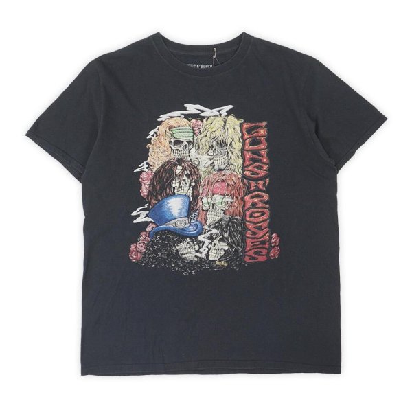 画像1: 00's GUNS N' ROSES バンドTシャツ "Stacked Skulls" (1)
