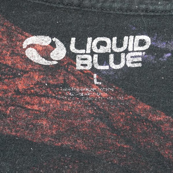 画像3: 00's LIQUID BLUE オールオーバープリントTシャツ "DRAGON & KNIGHT" (3)