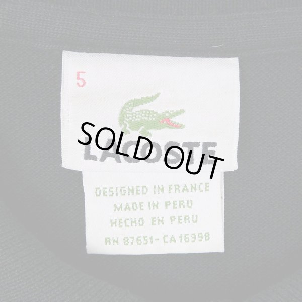 画像2: 00's LACOSTE ポロシャツ "DESIGNED IN FRANCE" (2)