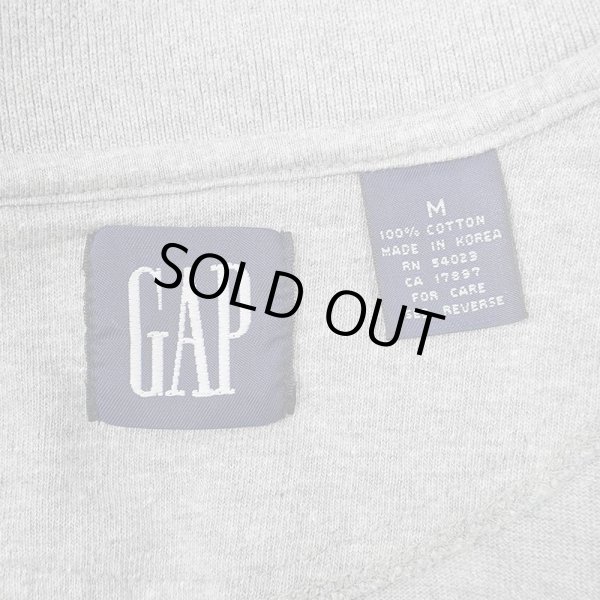 画像2: 90's OLD GAP L/S ポロシャツ (2)