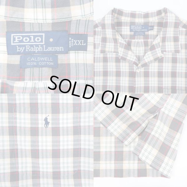 画像3: 90's Polo Ralph Lauren S/S オープンカラーシャツ "CALDWELL" (3)