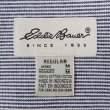 画像3: 90's Eddie Bauer ヒッコリーストライプ柄 ボタンダウンシャツ “DEADSTOCK” (3)