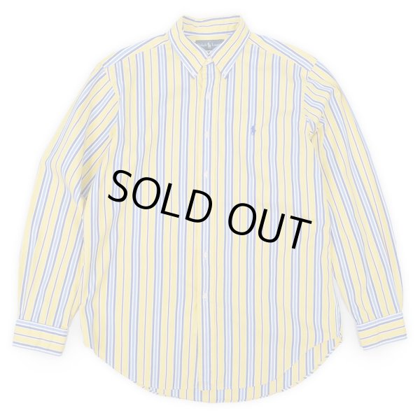 画像1: 00's Polo Ralph Lauren ボタンダウンシャツ "マルチストライプ柄 / CLASSIC FIT" (1)