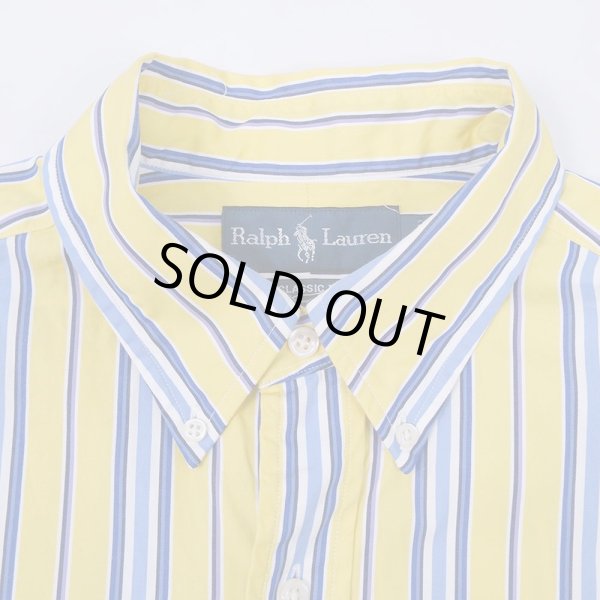 画像3: 00's Polo Ralph Lauren ボタンダウンシャツ "マルチストライプ柄 / CLASSIC FIT" (3)