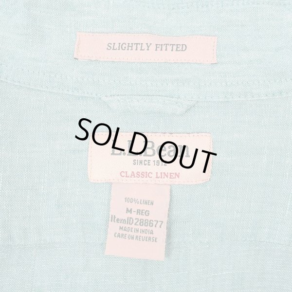 画像2: 00's L.L.Bean S/S リネンシャツ (2)