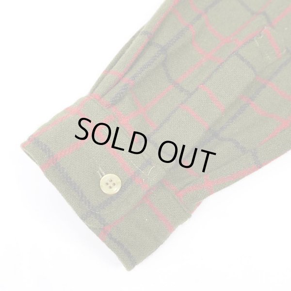 画像4: 60's Darwin オープンカラー ウールシャツ (4)