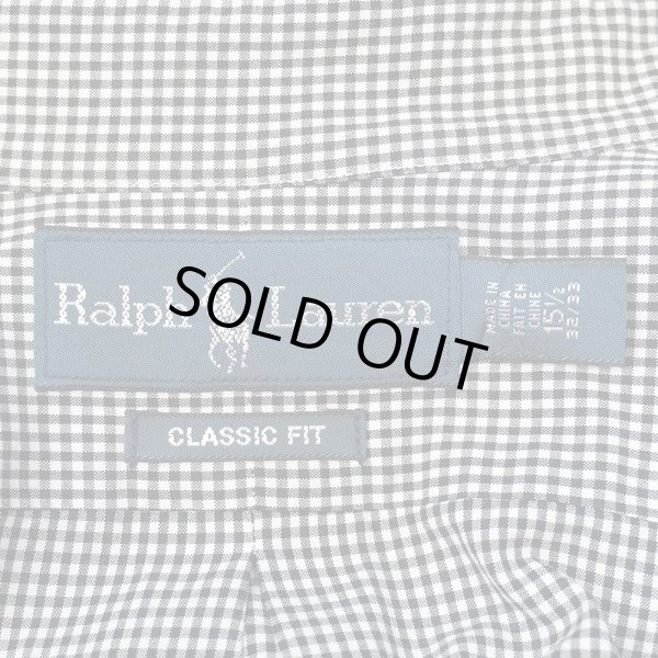 画像2: 00's Polo Ralph Lauren ギンガムチェック柄 ボタンダウンシャツ "CLASSIC FIT" (2)