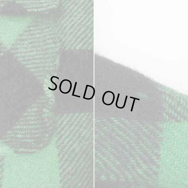 画像4: 60's TOWNCRAFT ブロックチェック柄 マチ付きウールシャツ (4)