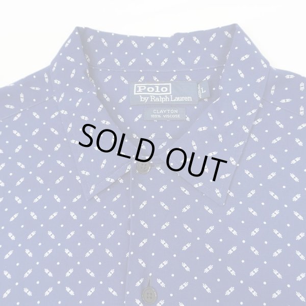 画像3: 90's Polo Ralph Lauren 総柄 S/S レーヨンシャツ "CLAYTON" (3)