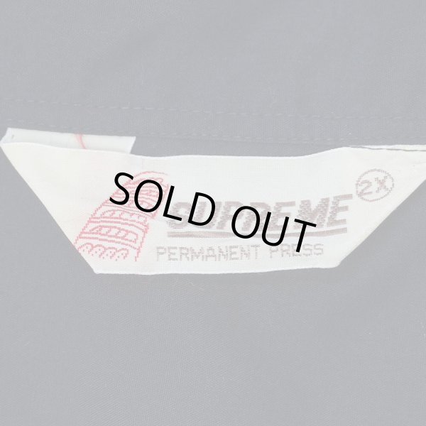 画像2: 80's SUPREME キューバシャツ "BLACK" (2)