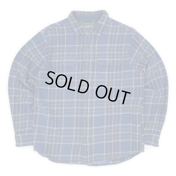 画像1: 00's Woolrich ヘビーネルシャツ "Blue Plaid" (1)