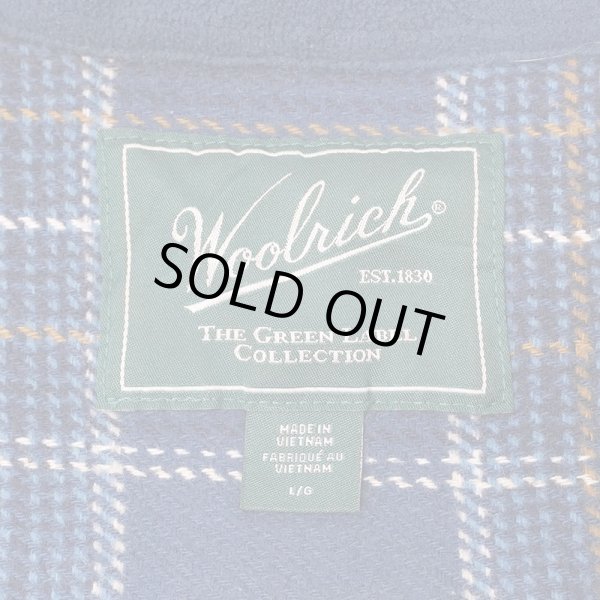 画像2: 00's Woolrich ヘビーネルシャツ "Blue Plaid" (2)