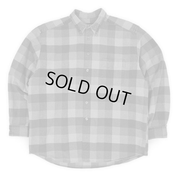 画像1: 00's Eddie Bauer フランネル ボタンダウンシャツ (1)