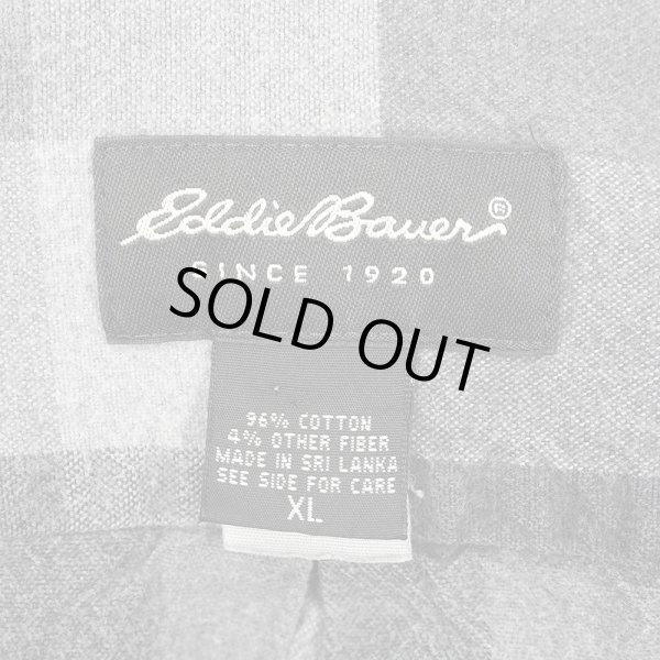 画像2: 00's Eddie Bauer フランネル ボタンダウンシャツ (2)