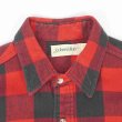 画像3: 80's ST JOHN'S BAY ブロックチェック柄 ヘビーネルシャツ "MADE IN USA / BLACK×RED" (3)