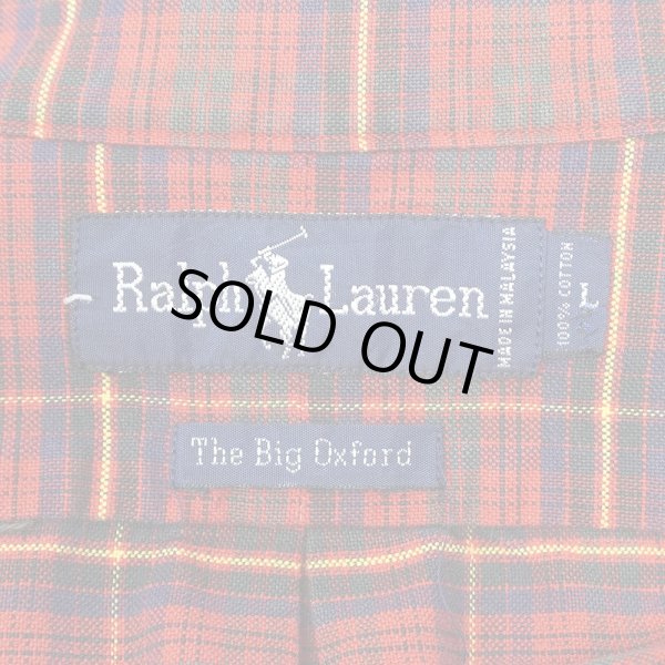 画像3: Early 90's Polo Ralph Lauren ボタンダウンシャツ "The Big Oxford / 裾ポニー" (3)